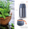 eSeasons Vacuum Insulated Stainless Steel Food Flask 630ml. Grey & Orange. Sizing Information, flexible sports handle.